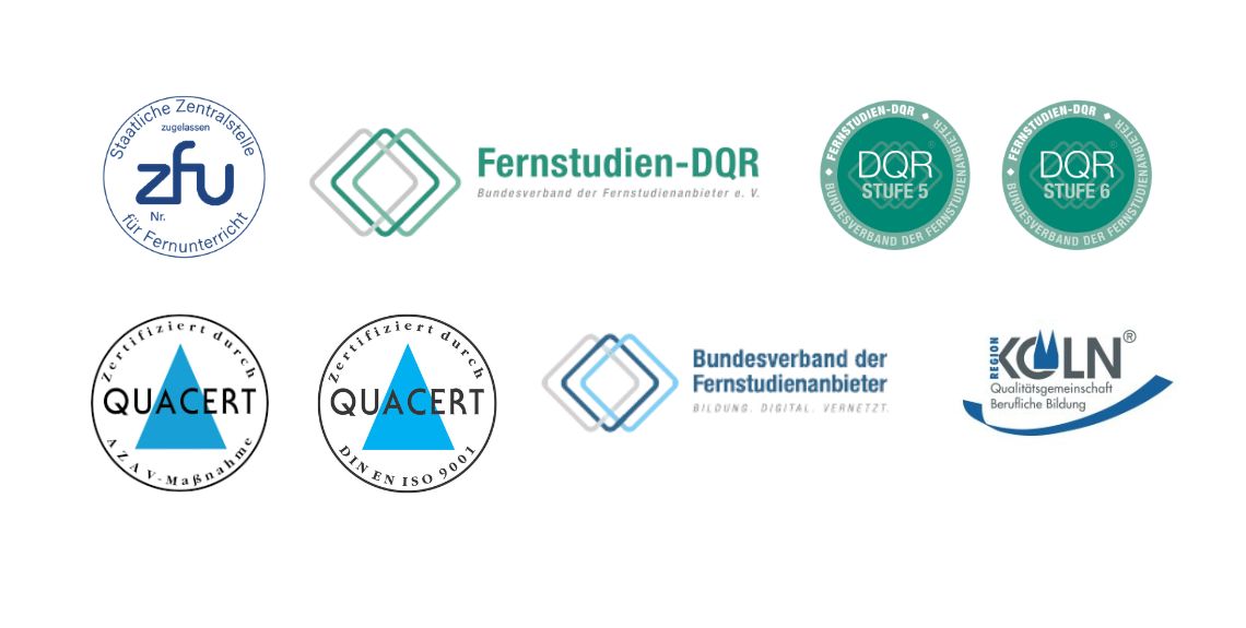 Collage Siegel - Qualitätssicherungsstellen der ALH Collage Siegel - Qualitätssicherungsstellen der ALH