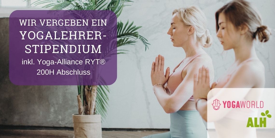 Banner Yoga Stipendium ALH-Akademie